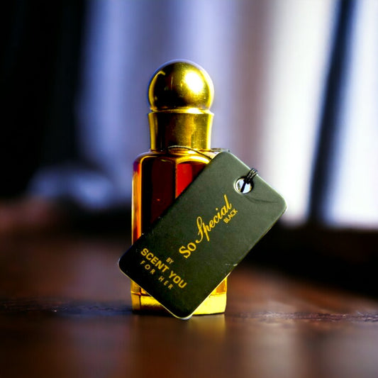 So Special Black - Attar/Oil with Glass Stick- 12ml | Nearest Match to Bombshell by Victoria Secret | Scent You | www.scentyou.pk