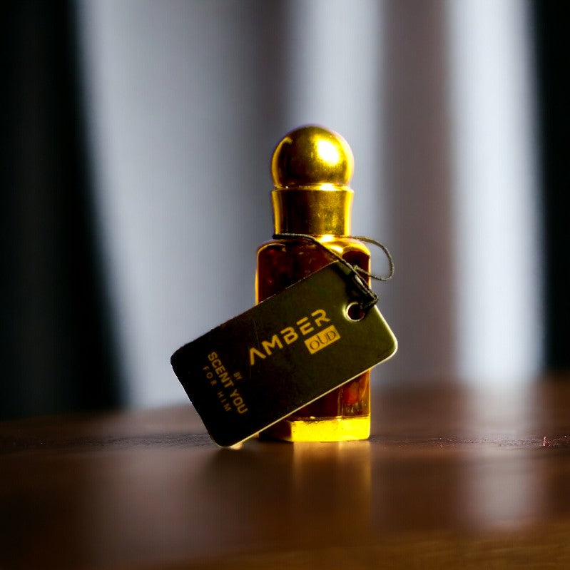 Amber Oud - Attar/Oil with Glass Stick- 12ml | Nearest Match to Royal Oud by Creed