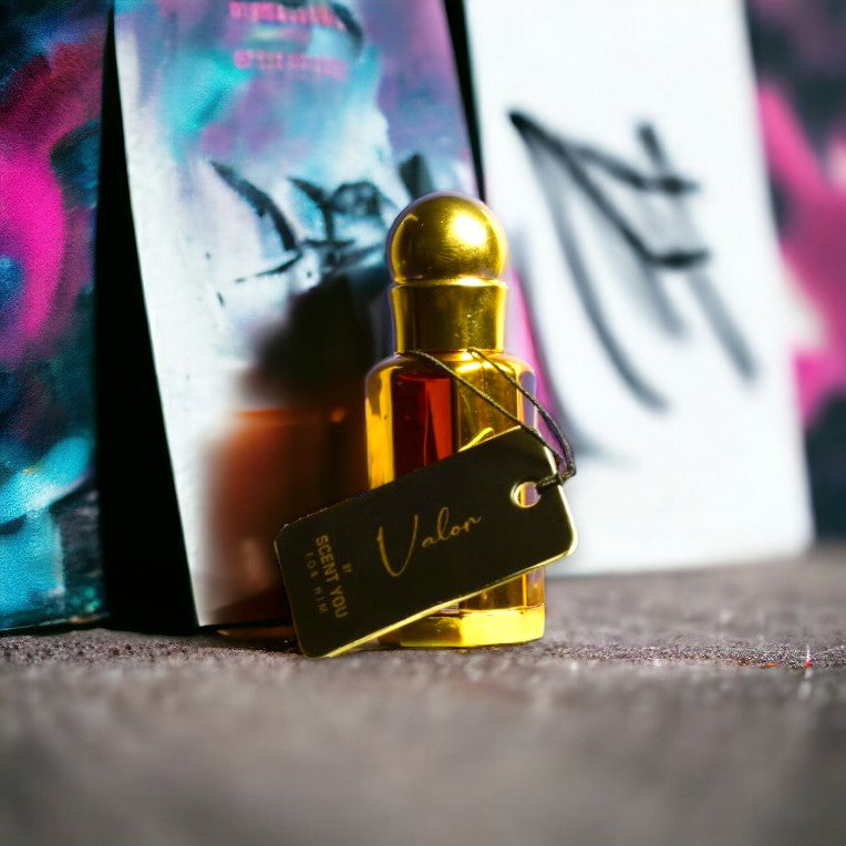 Valor - Attar/Oil with Glass Stick - 12ml | Nearest Match to Carolina Herrera Bad Boy