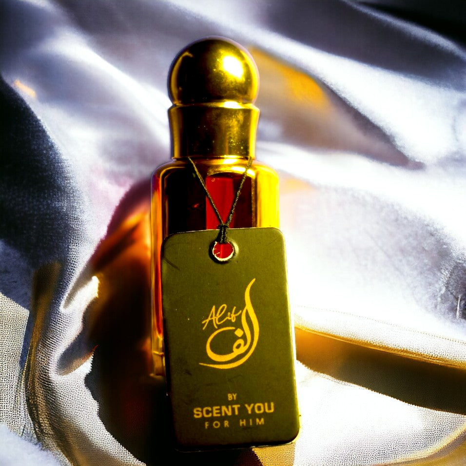 Alif - Attar/Oil with Glass Stick- 12ml | Nearest Match to Oud Wood by Tom Ford