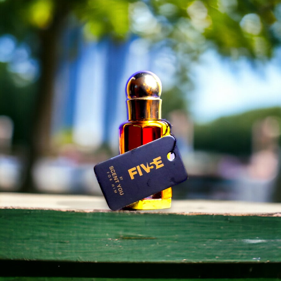 Five - Attar/Oil with Glass Stick - 12ml | Nearest Match to Hacivat by Nishane | Scent You | www.scentyou.pk