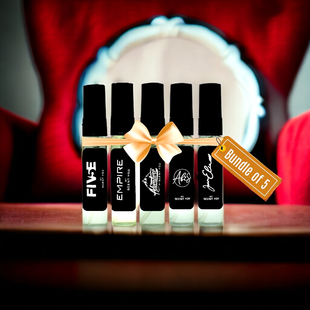 Bundle of 5 Premium 6ml Pocket Carriers For Men ScentYou.pk