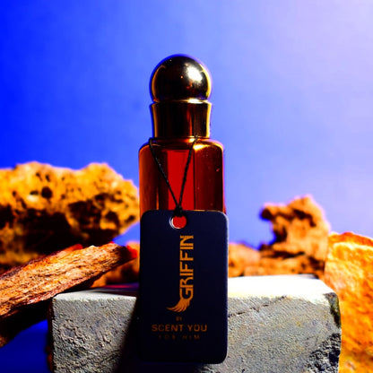 Griffin - Attar/Oil with Glass Stick -12ml | Nearest Match to Stronger with You by Giorgio Armani | Scent You | www.scentyou.pk