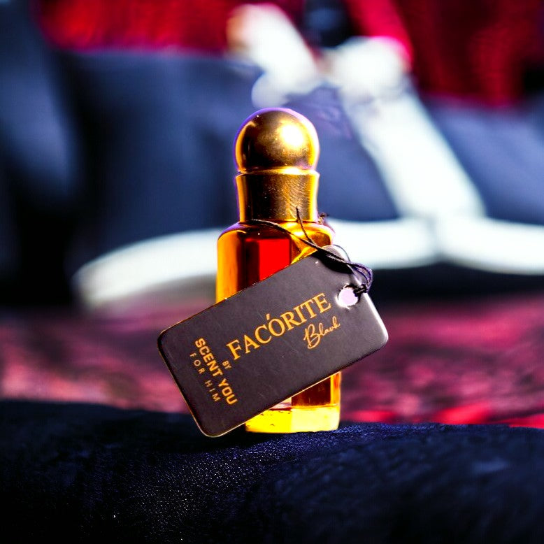 Facorite Black - Attar/Oil with Glass Stick - 12ml | Nearest Match to Tom Ford's Tuscan Leather Intense | Scent You | www.scentyou.pk