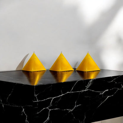 Scented Candle Small Pyramid Shaped