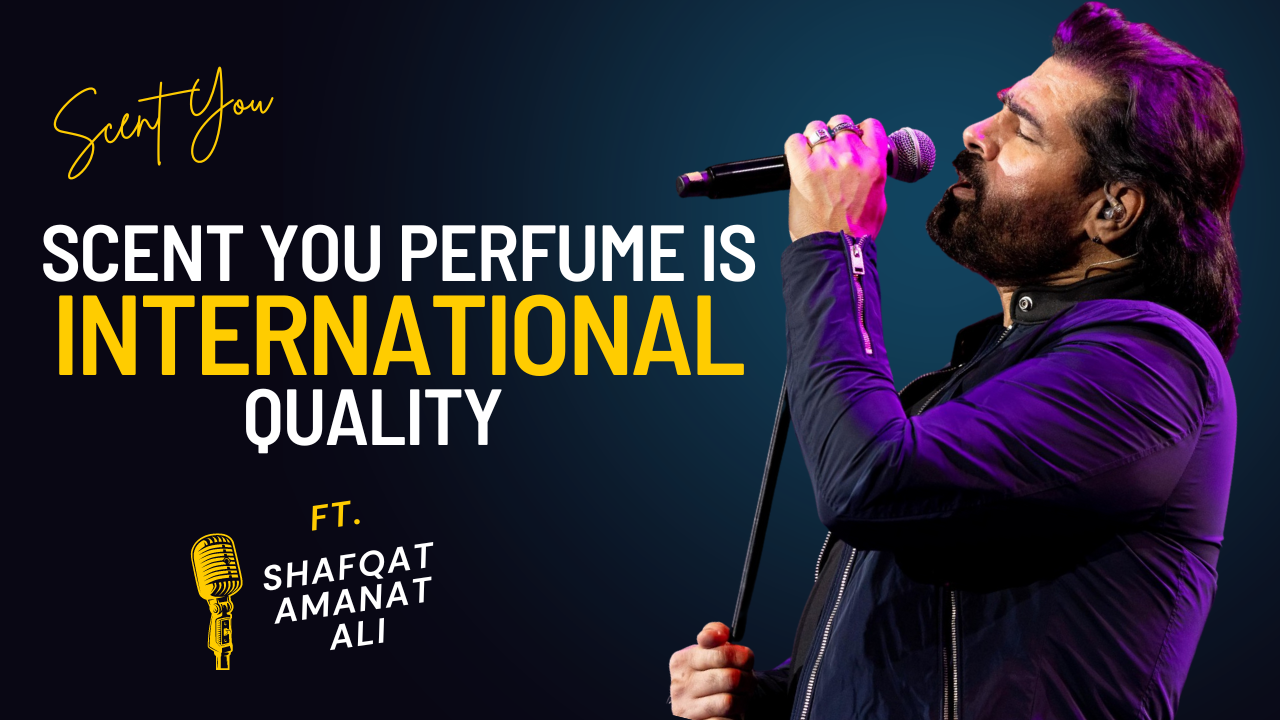 Load video: See what Shafqat Amanat Ali (Pakistani based International Singer) has to say about Scent You Perfumes.  Grab yours now at www.scentyou.pk  #scent #you #perfume #scentyou #fragrance #shafqatamanatali #international #pakistan #madeinpakistan