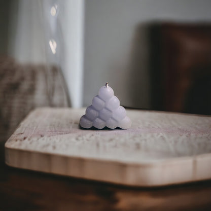 Scented Candle Bubble Triangular Shaped
