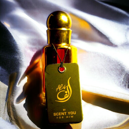 Alif - Attar/Oil with Glass Stick - 12ml | Nearest Match to Oud Wood by Tom Ford - ScentYou.pk
