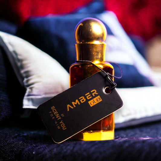 Amber Oud - Attar/Oil with Glass Stick - 12ml | Nearest Match to Royal Oud by Creed - ScentYou.pk