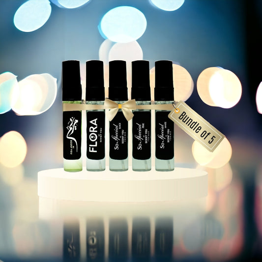 Bundle2 - 5 pcs Premium Women 6ml Pocket Carriers - ScentYou.pk