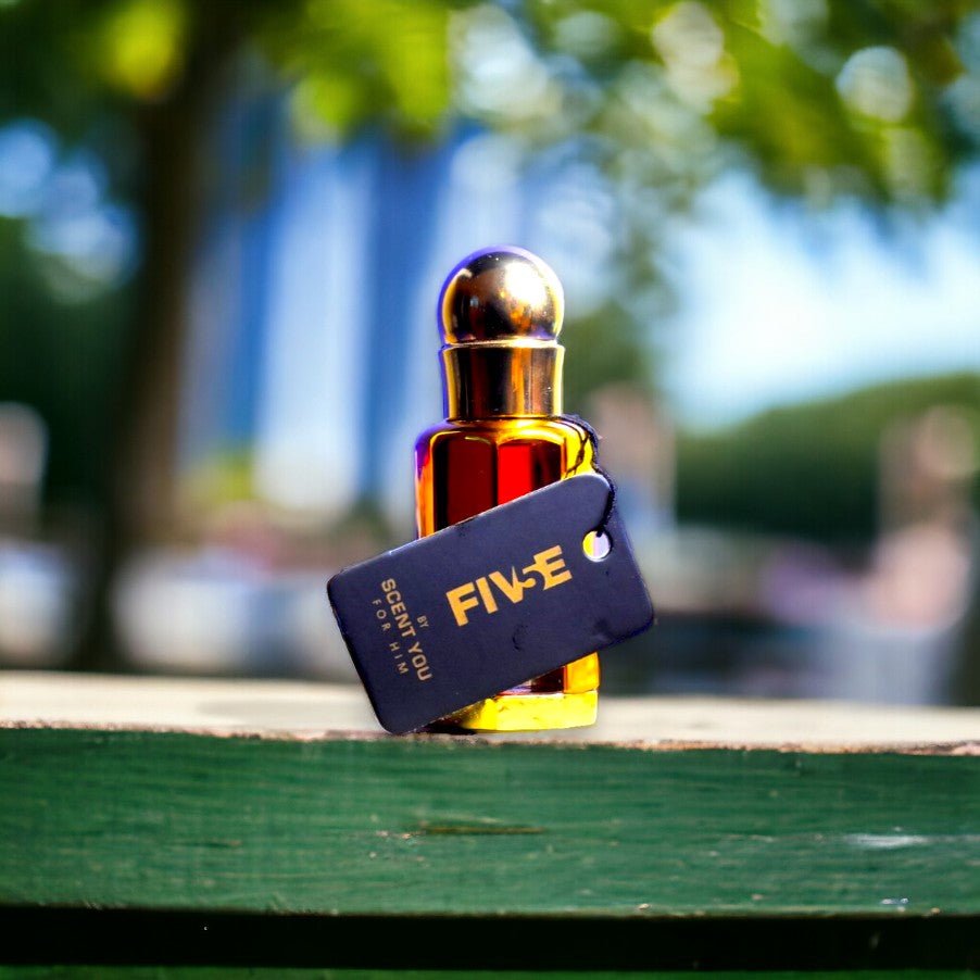 Five - Attar/Oil with Glass Stick - 12ml | Nearest Match to Hacivat by Nishane - ScentYou.pk