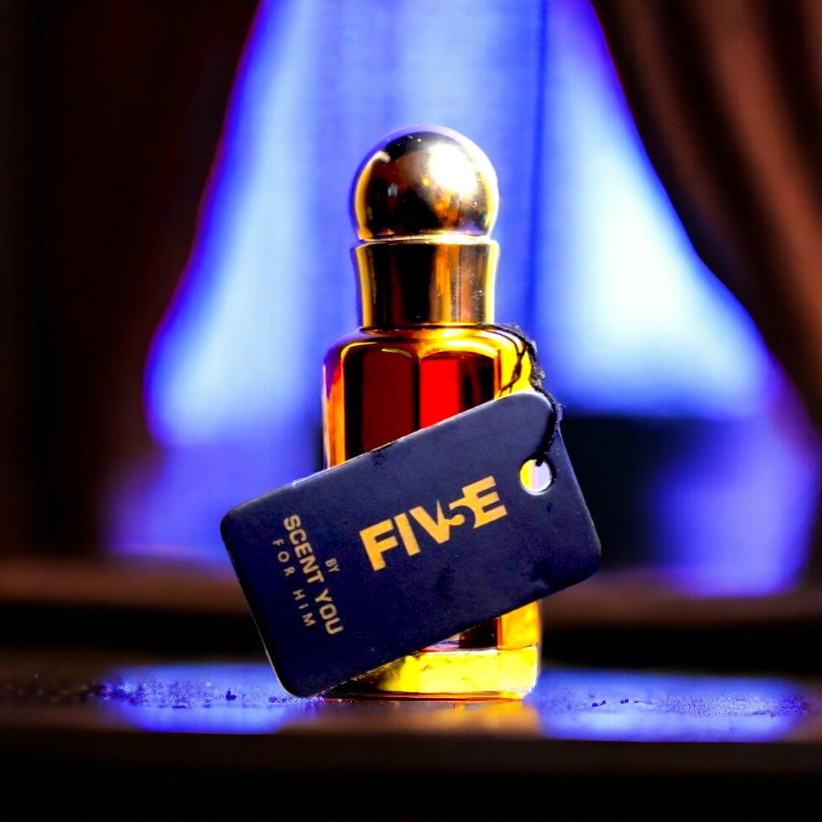 Five - Attar/Oil with Glass Stick - 12ml | Nearest Match to Hacivat by Nishane - ScentYou.pk