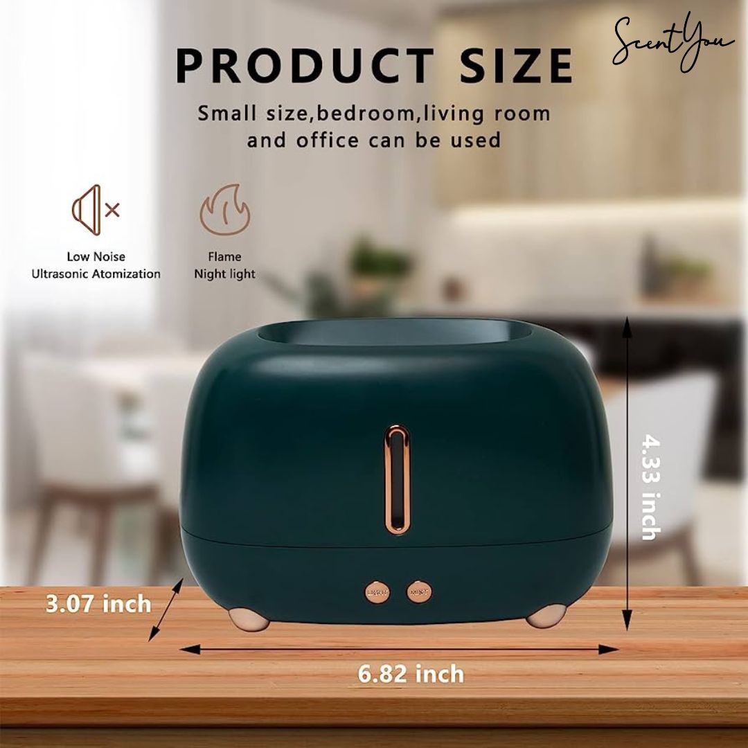 Flame Humidifier/Diffuser - Aromatherapy - ScentYou.pk