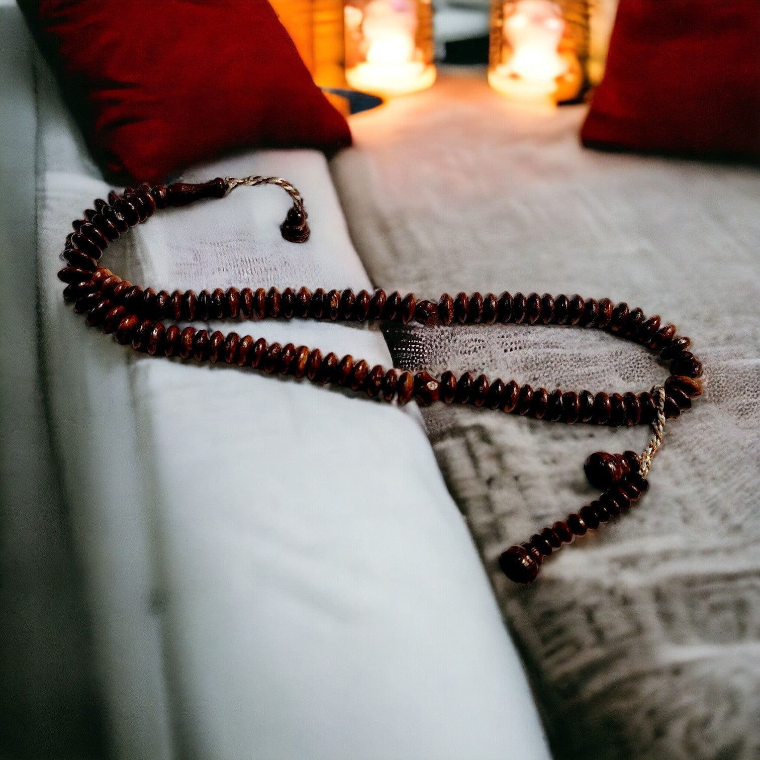 Large Oud Scented Beads/Tasbeeh - 99 Beads - ScentYou.pk