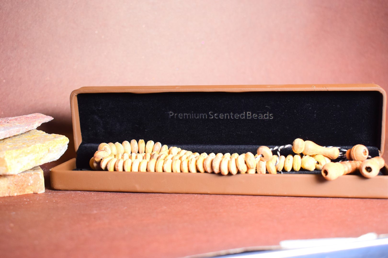 Large Sandal Scented Beads/Tasbeeh - 99 Beads - ScentYou.pk