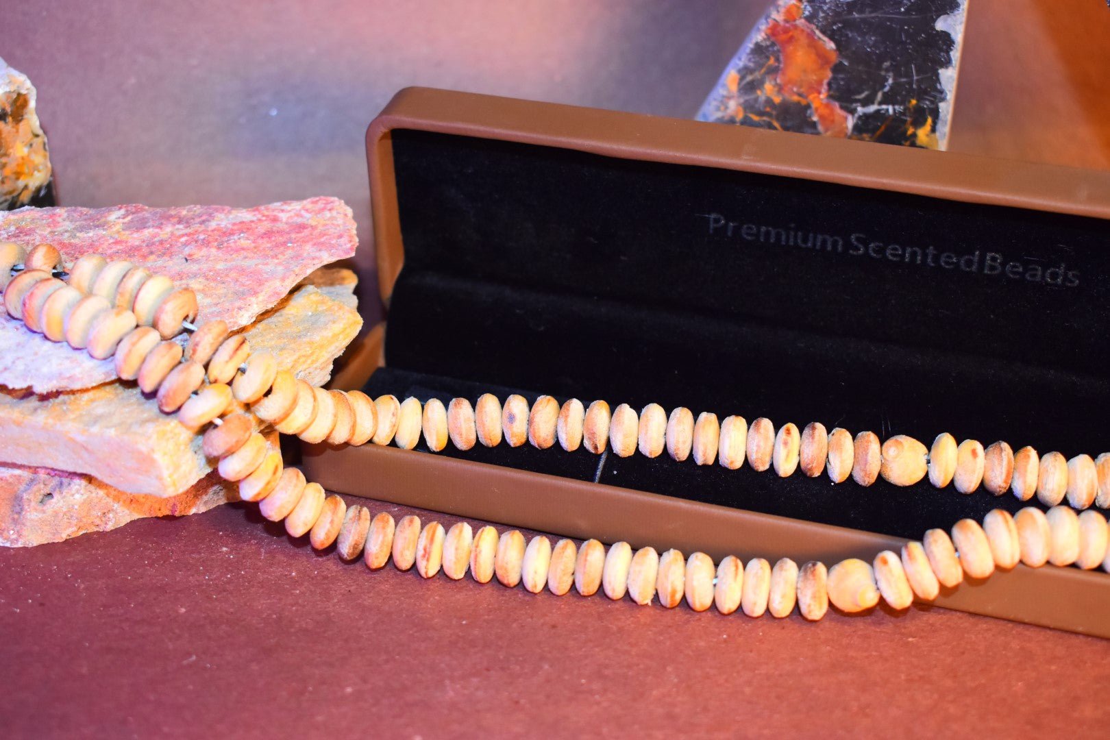 Large Sandal Scented Beads/Tasbeeh - 99 Beads - ScentYou.pk