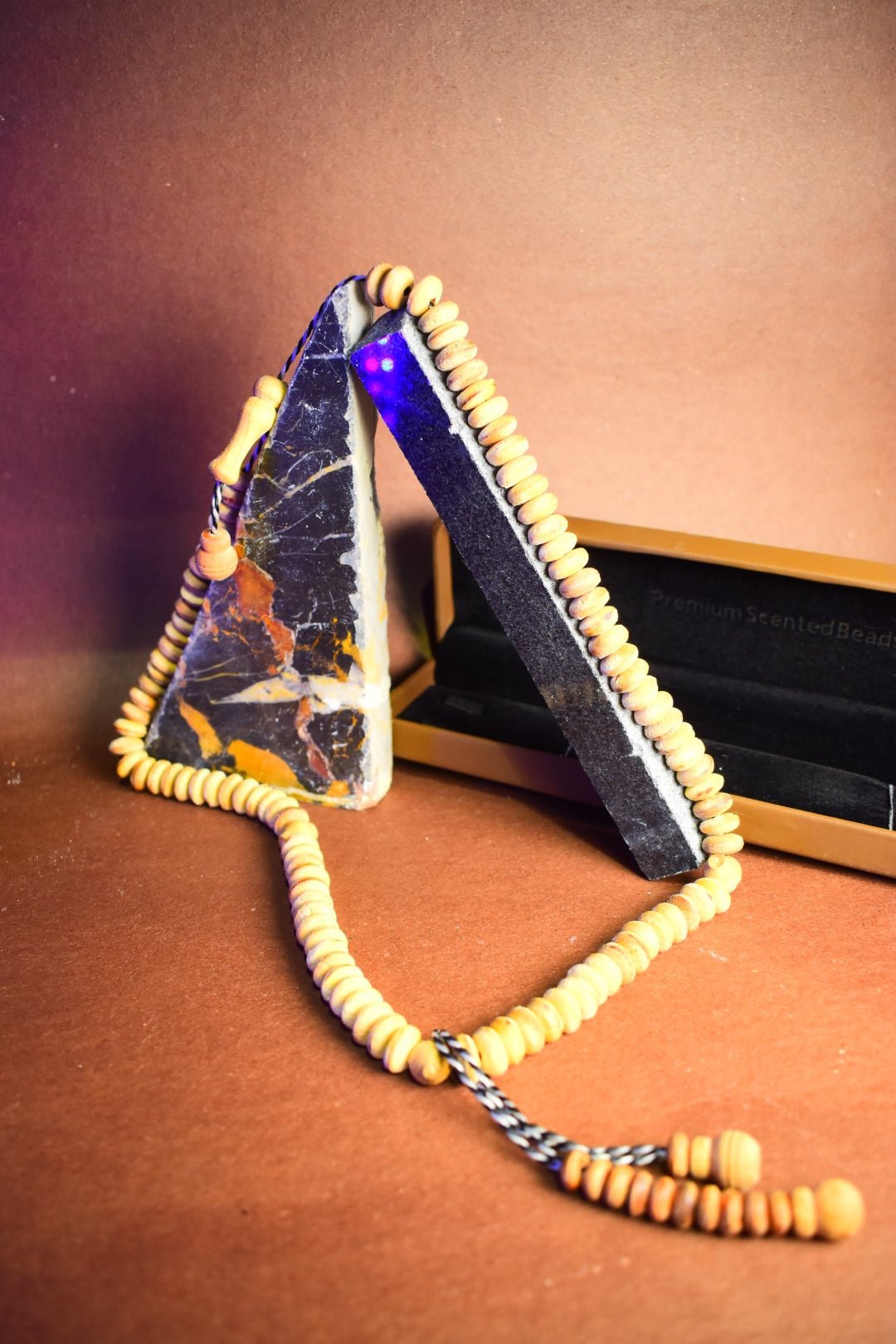 Large Sandal Scented Beads/Tasbeeh - 99 Beads - ScentYou.pk