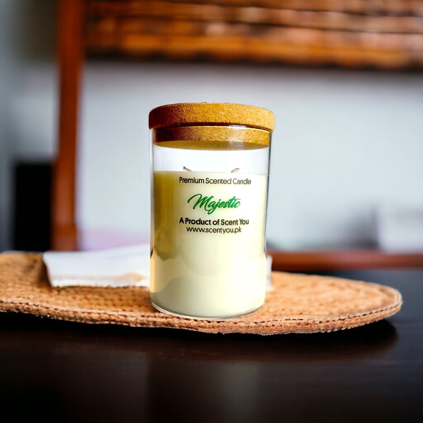 Majestic - 300g - Floral - Scented Candle - Aroma Therapy - Home Decor - ScentYou.pk