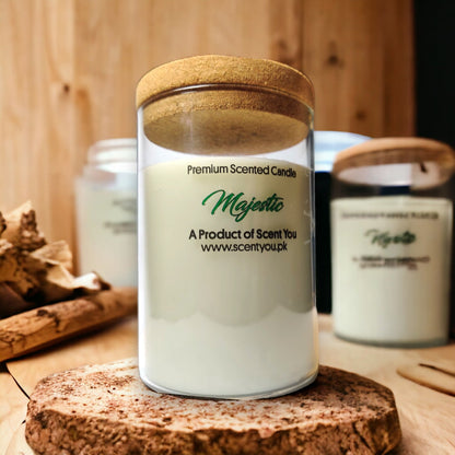 Majestic - 300g - Floral - Scented Candle - Aroma Therapy - Home Decor - ScentYou.pk