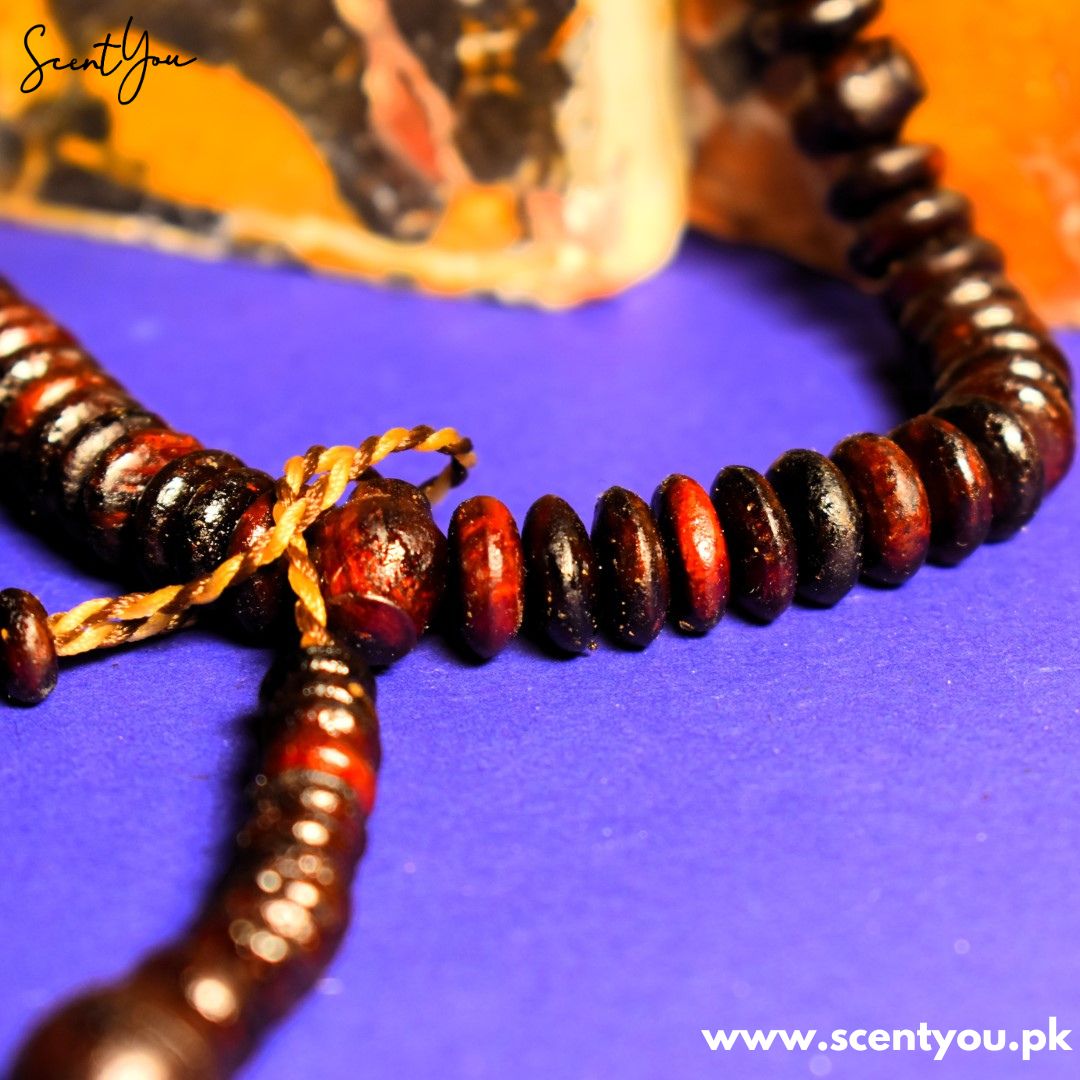 Medium Oud Scented Beads/Tasbeeh - 99 Beads - ScentYou.pk