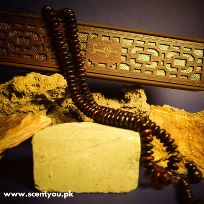 Medium Oud Scented Beads/Tasbeeh - 99 Beads - ScentYou.pk