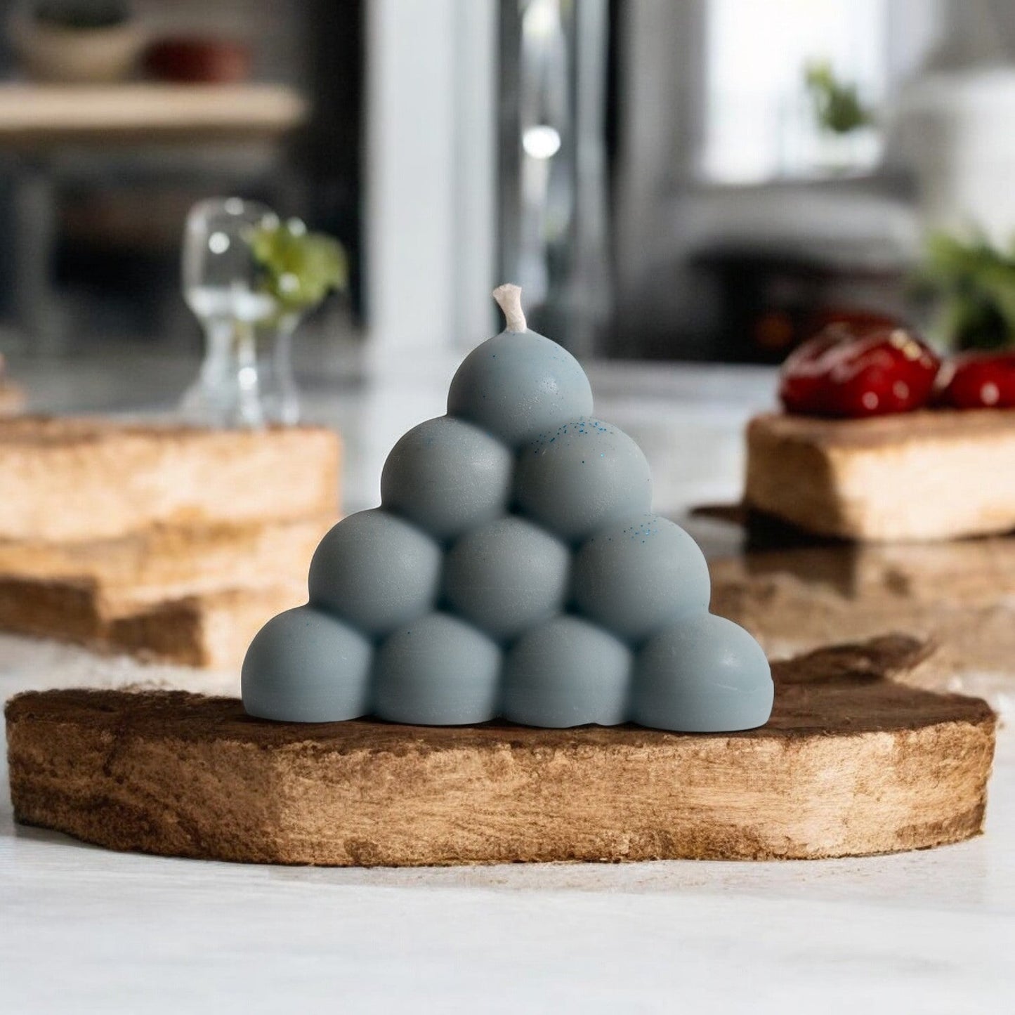 Scented Candle Bubble Triangular Shaped - ScentYou.pk