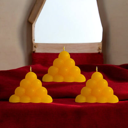 Scented Candle Bubble Triangular Shaped - ScentYou.pk