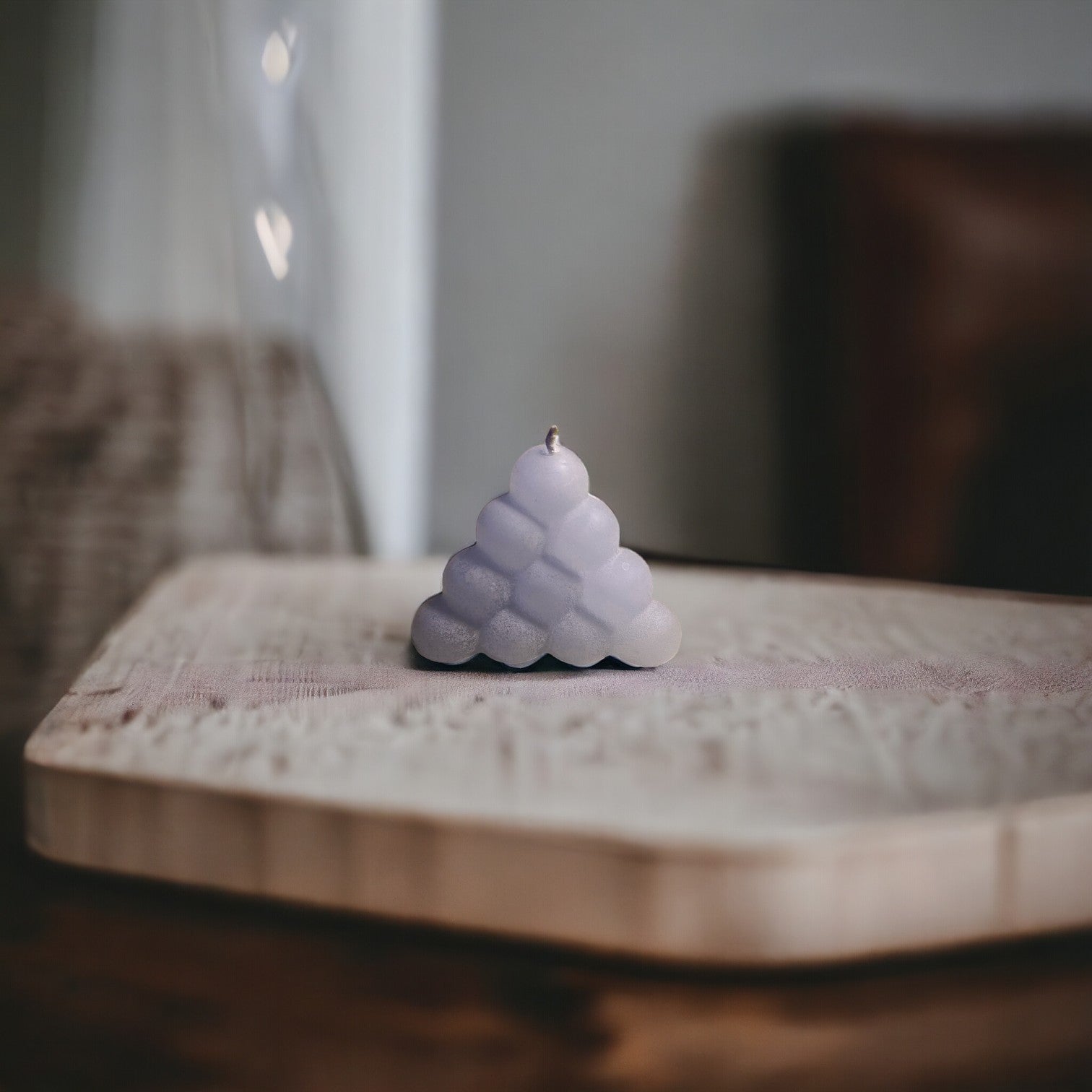 Scented Candle Bubble Triangular Shaped - ScentYou.pk