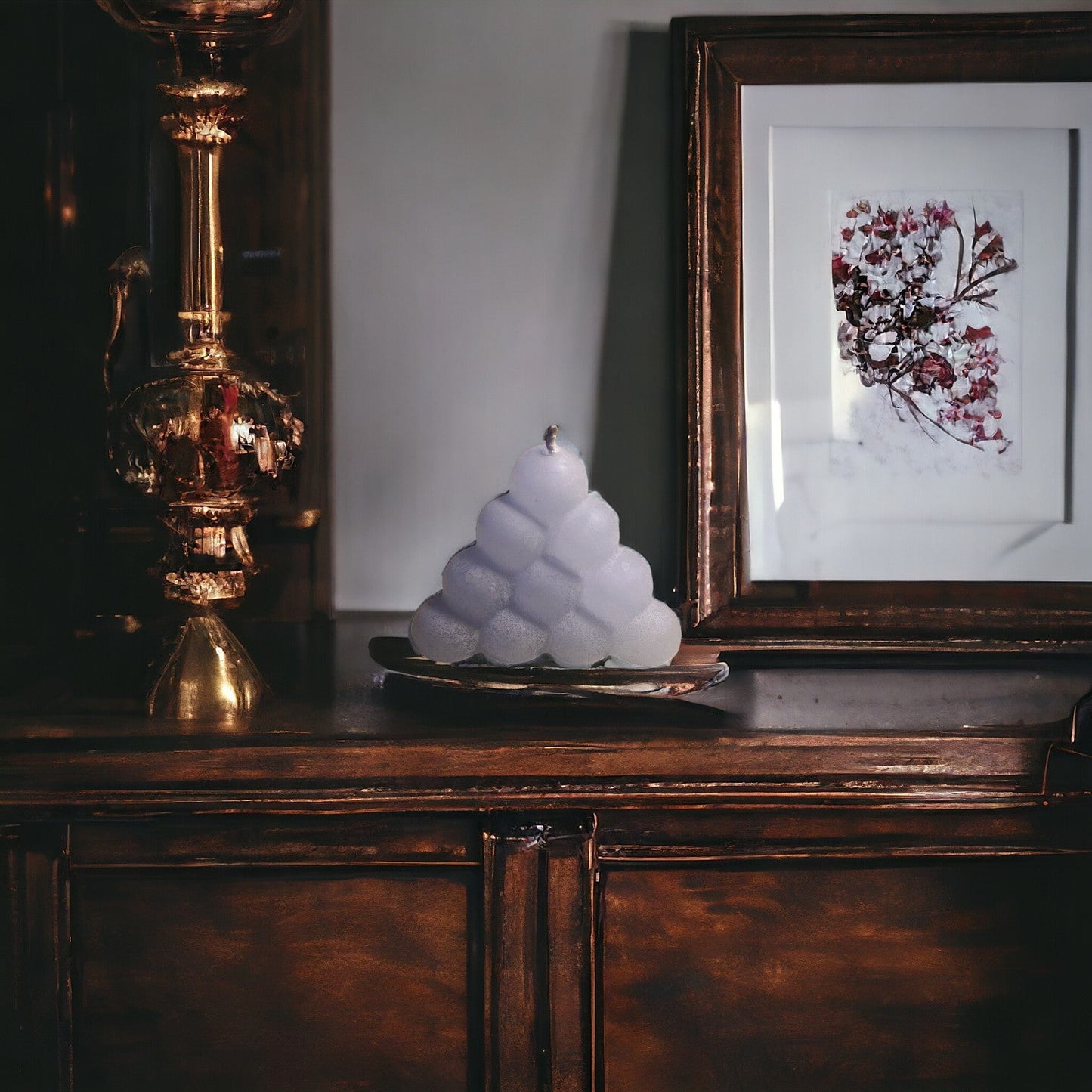 Scented Candle Bubble Triangular Shaped - ScentYou.pk