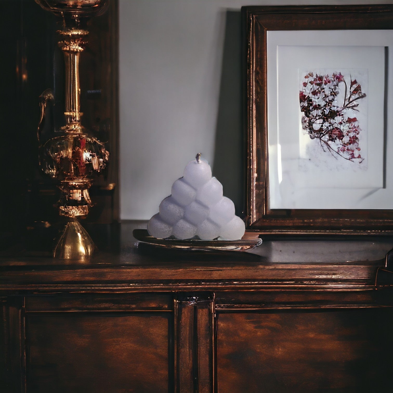 Scented Candle Bubble Triangular Shaped - ScentYou.pk