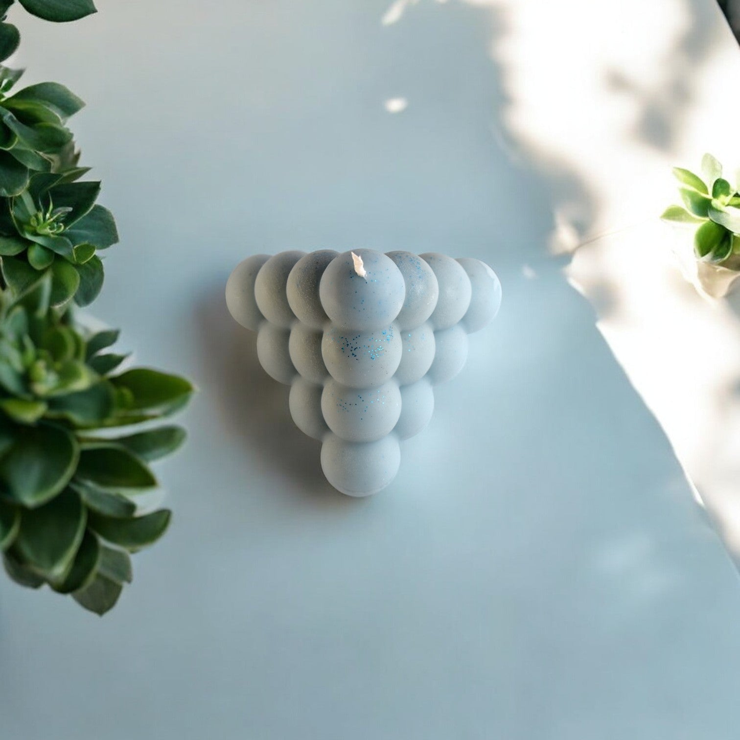 Scented Candle Bubble Triangular Shaped - ScentYou.pk