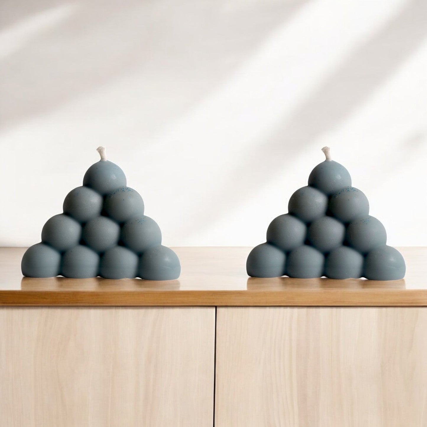 Scented Candle Bubble Triangular Shaped - ScentYou.pk