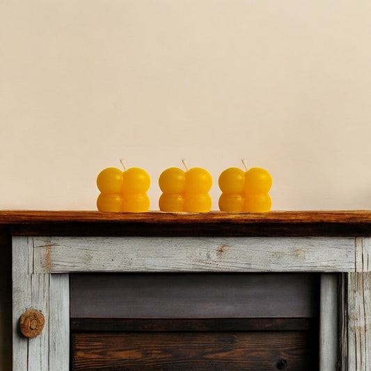 Scented Candle Small Bubble Square Shaped - ScentYou.pk