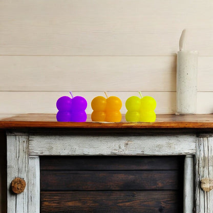 Scented Candle Small Bubble Square Shaped - ScentYou.pk