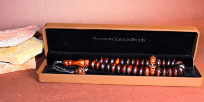 Small Oud Scented Beads/Tasbeeh - 33 Beads - ScentYou.pk