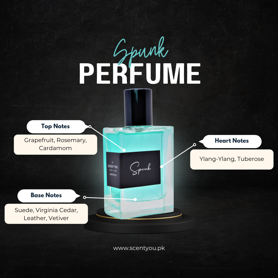 Spunk for Him - 50ml | Nearest Match to Lacoste White ScentYou.pk